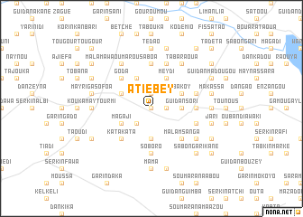 map of Atiébey
