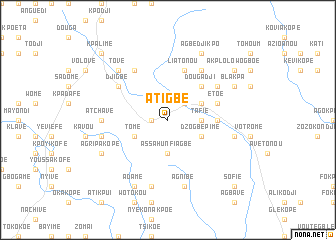 map of Atigbé