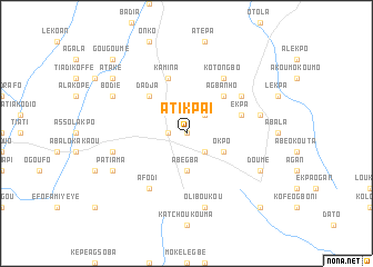 map of Atikpaï