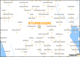 map of Atikpoévikopé