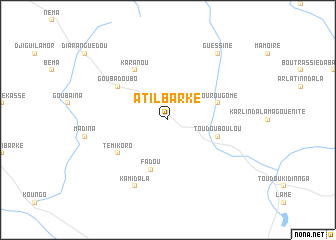map of Atil Barké
