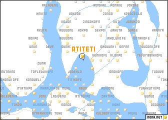 map of Atiteti