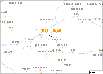 map of Atitiasso