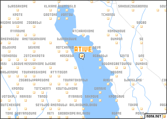 map of Ativé