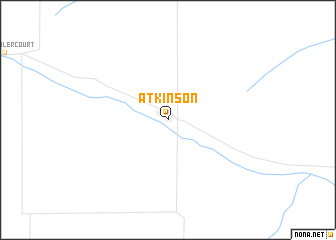 map of Atkinson