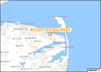map of Atlantic Highlands
