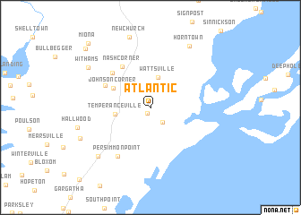 map of Atlantic