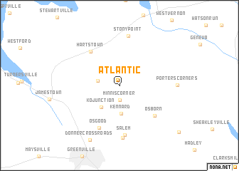 map of Atlantic