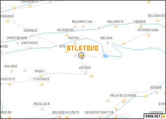 map of Atletovo