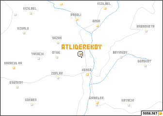 map of Atlıdereköy