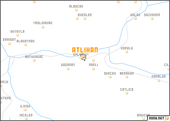 map of Atlıhan