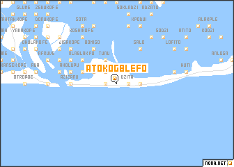 map of Atokogblefo