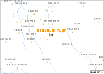 map of Atoyac Naylum