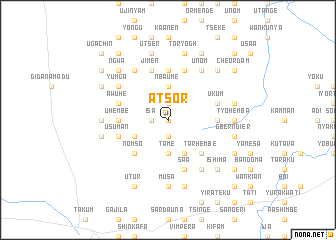 map of Atsor