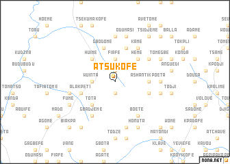 map of Atsukofe