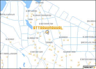 map of At Ta‘āwun Awwal