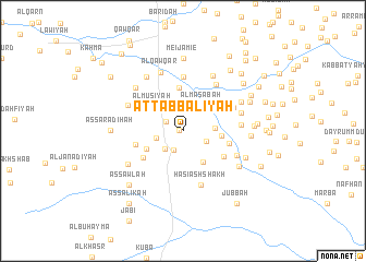map of Aţ Ţabbālīyah