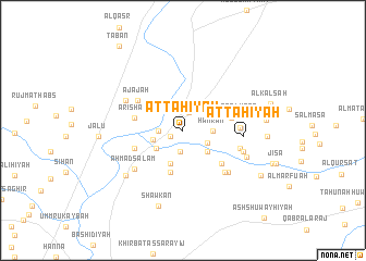 map of Aţ Ţāhiyah