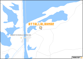 map of At Tall al Aḩmar