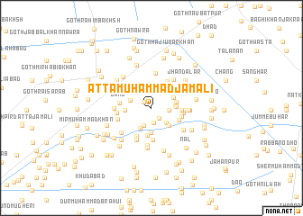 map of Atta Muhammad Jamāli