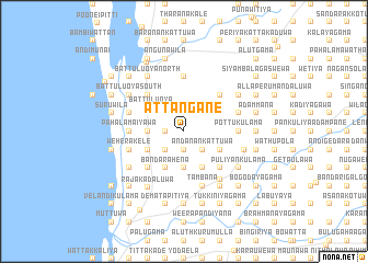 map of Attangane