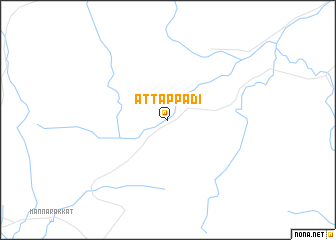 map of Attappādi