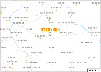 map of Aţ Ţayḩah