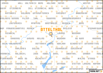 map of Attelthal