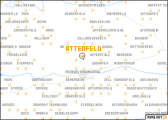 map of Attenfeld