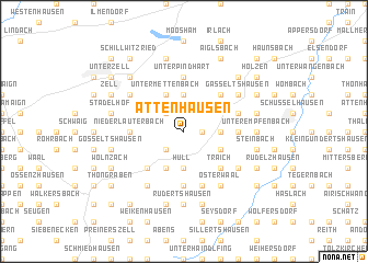 map of Attenhausen