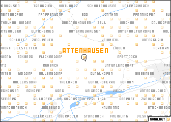 map of Attenhausen