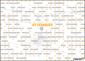 map of Attenhoven