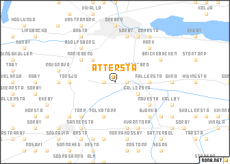 map of Attersta