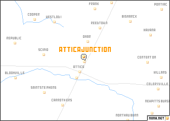 map of Attica Junction