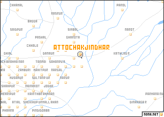 map of Atto Chak Jindhār