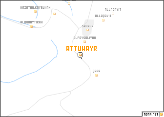map of Aţ Ţuwayr