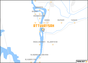 map of Aţ Ţuwaysah