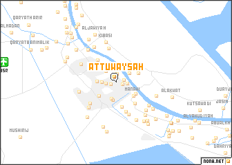 map of Aţ Ţuwaysah