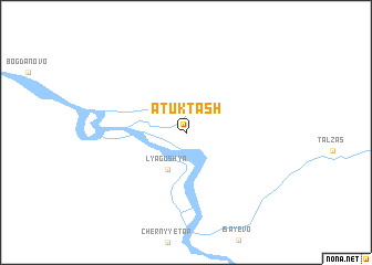 map of Atuktash