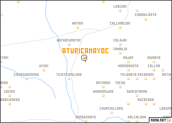 map of Aturicamayoc