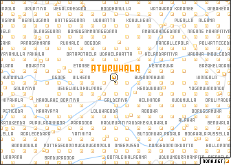 map of Aturuwala