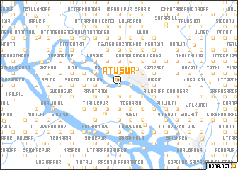 map of Ātusur