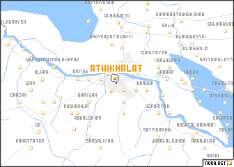 map of ‘Atwi Khalāt