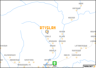 map of Atyglam