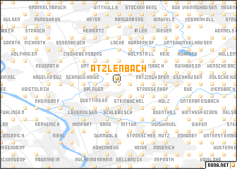 map of Atzlenbach