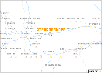 map of Atzmannsdorf