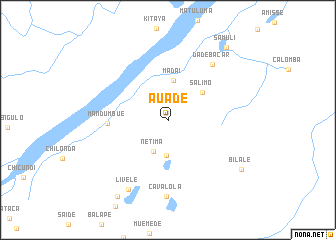 map of Auade