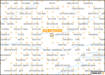 map of Aubenham