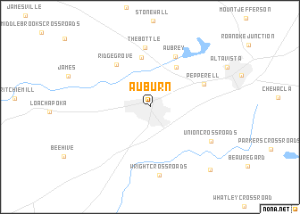 map of Auburn