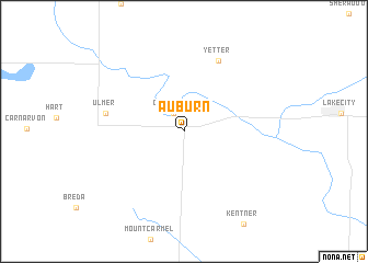 map of Auburn